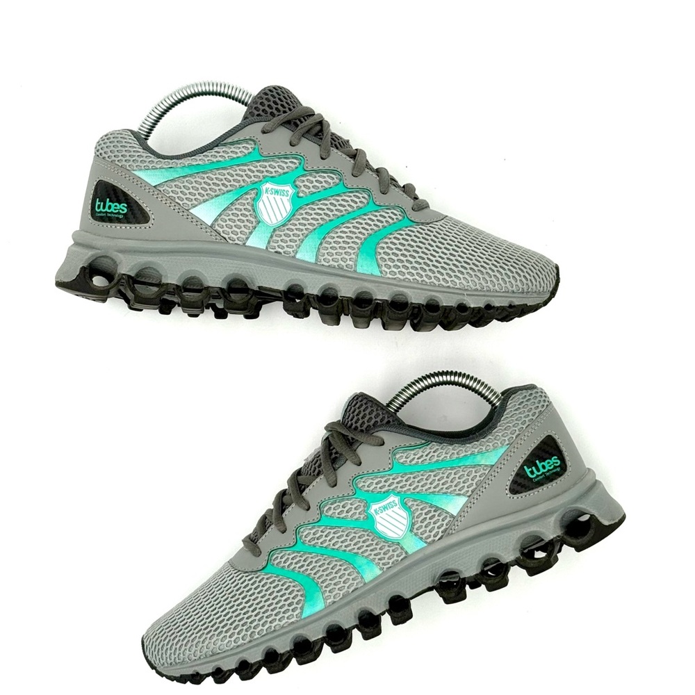 K-SWISS Tubes 200 Training  Highrise SHOES Women's SZ 9.5Neon Teal Black 112 NEW